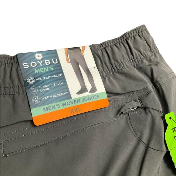 Soybu Men's Jogger Pants Gray Size XXL NWT - Picture 4 of 11
